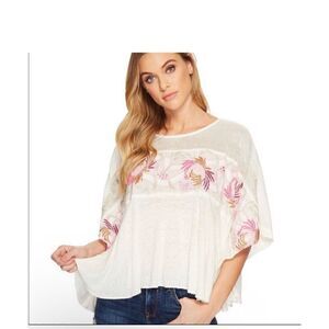 Free people Love Letter tree 3/4 length kimono sleeves S